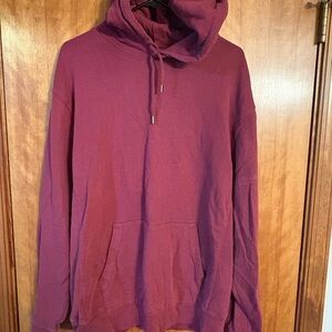 J. Crew Men's Burgundy Hoodie